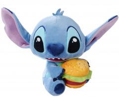 Jucarie de plus - Disney Stitch cu burger