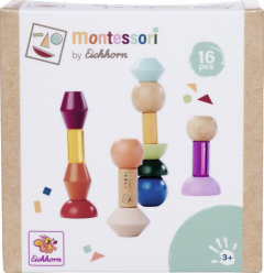 Montessori - Blocuri de constructie geometrice