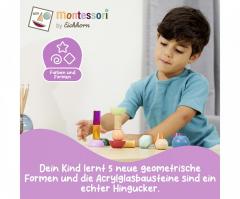 Montessori - Blocuri de constructie geometrice