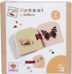 Montessori - Carte de lemn cu imagini