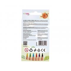 Set 6 creioane colorate Strigo Jumbo Capybara