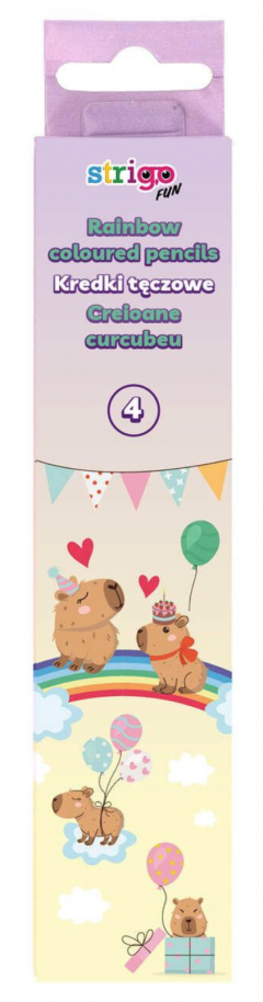 Set 4 creioane multicolor - Capybara