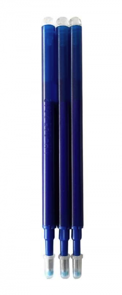 Set 3 rezerve pix cerneala albastra cu stergere - Strigo