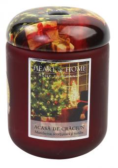 Lumanare mica parfumata - Acasa de Craciun
