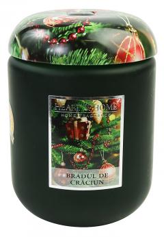 Lumanare medie parfumata - Bradul de Craciun
