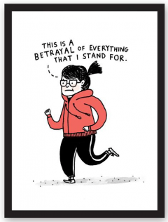 Poster A3 - This Is A Betrayal Of Everything That I Stand For