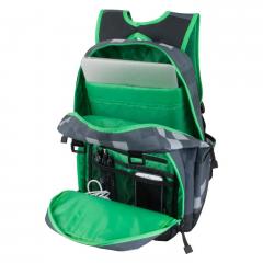 Ghiozdan - Minecraft Creeper - Dark Grey