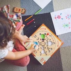 Kit creativ - Desen si trasare - Sablon rotativ