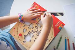 Kit creativ - Desen si trasare - Sablon rotativ