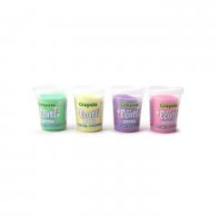 Set 4 borcanase cu plastelina sidefata - Pearl