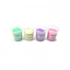 Set 4 borcanase cu plastelina sidefata - Pearl