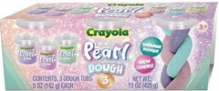 Set 3 borcanase plastilina sidefata - Pearl