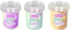 Set 3 borcanase plastilina sidefata - Pearl