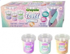 Set 3 borcanase plastilina sidefata - Pearl