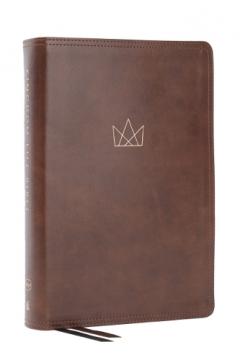 Kingdom Life Bible: Joining God's Mission to Save the World (NKJV, Brown Leathersoft, Red Letter, Comfort Print, Thumb Indexed)