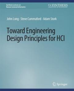 Coperta cărții Toward Engineering Design Principles for HCI