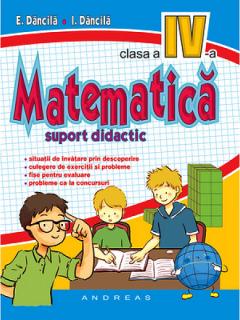 Matematica - Clasa a IV-a - Suport didactic