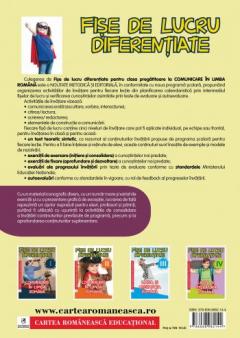 Fise de lucru diferentiate. Comunicare in limba romana. Clasa pregatitoare