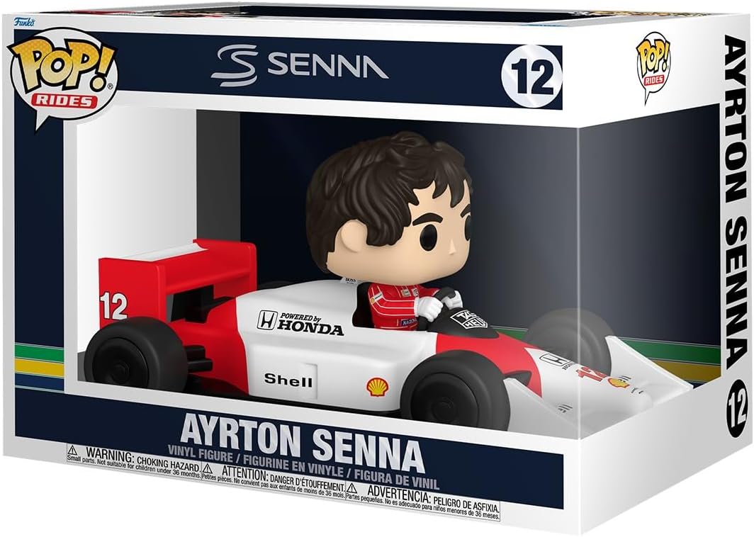 Ayrton Senna (Pop! Rides) vinylfiguur 12 | Formule 1 Funko Pop