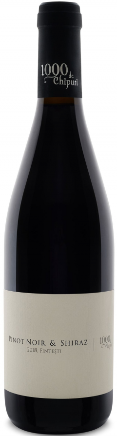 Vin rosu - 1000 de Chipuri - Pinot Noir &amp; Shiraz, sec, 2018