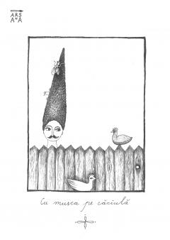 Carte postala - Musca pe caciula