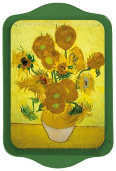 Tava de metal - Vincent Van Gogh - Tournesol dans un vase