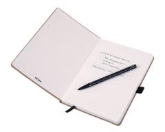 Carnet A5 + pix cu rigla - Slimpad - Maro