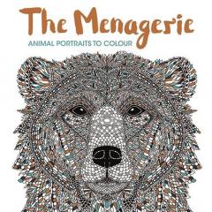 The Menagerie - Animal Portraits to Colour