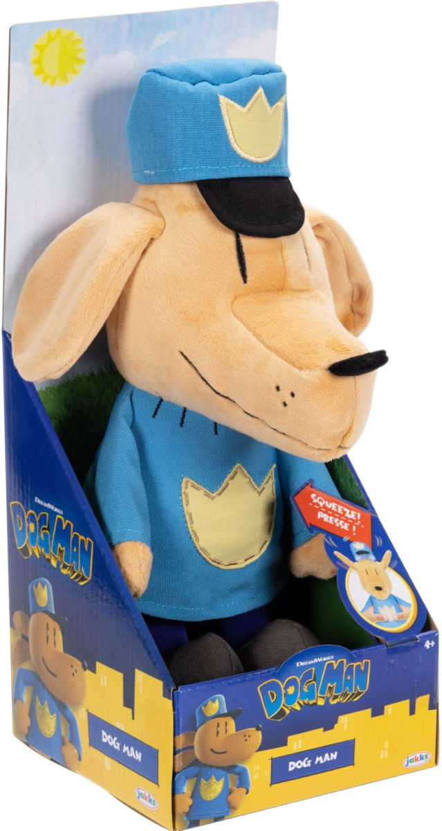 doug 様 Jucarie de plus - Dog Man Feature Plush - Jakks Pacific