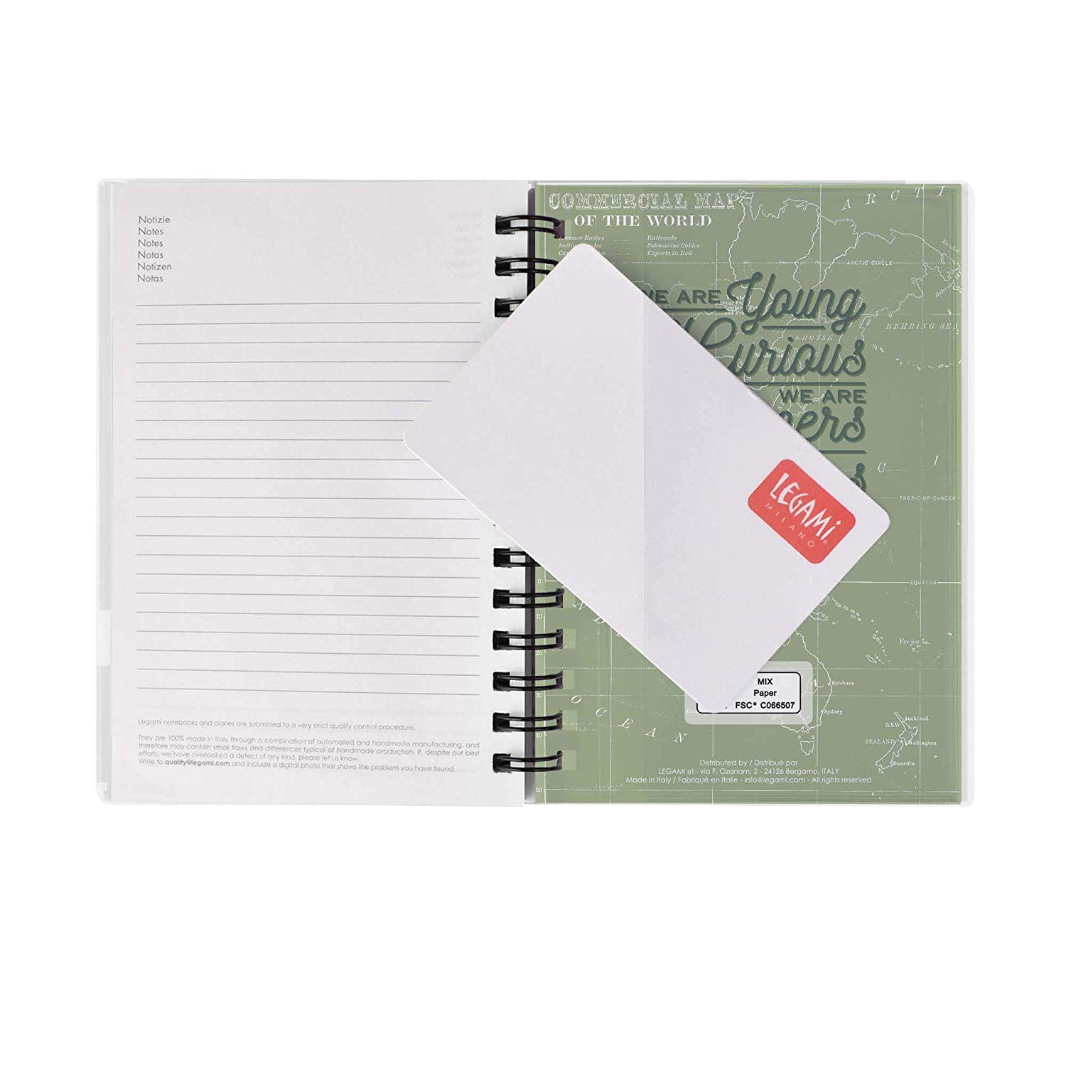Jurnal small weekly planner 12 months map legami