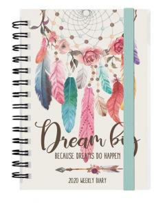 Jurnal - Small Weekly Planner 12-Months - Dream Big