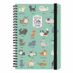 Jurnal - Large Weekly Planner 12-Months - Cats