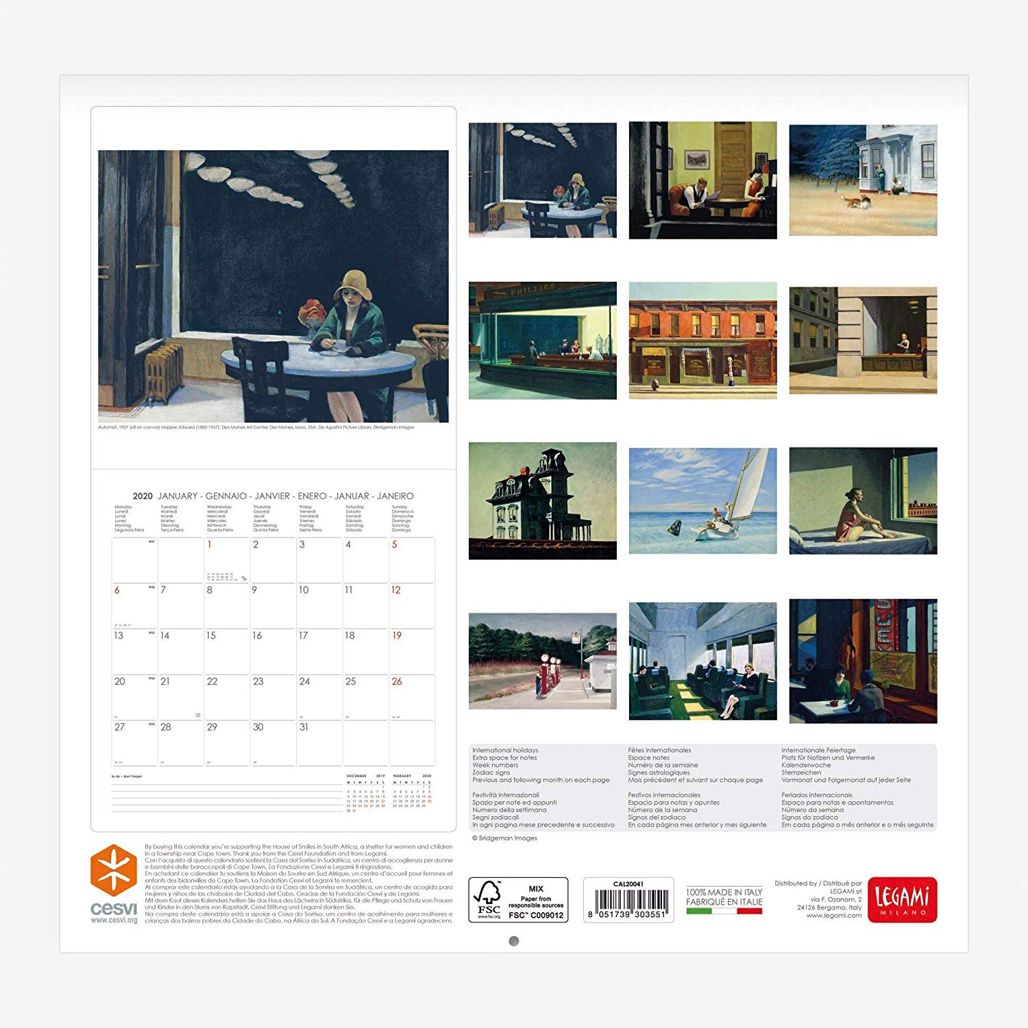 edward-hopper-2023-wall-calendar-calendar-2023-with-federal-holidays