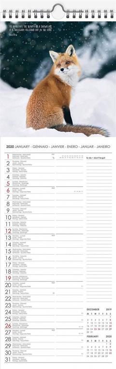 Calendar 2020 - 4 Seasons