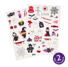 Set 50 tatuaje temporare - Halloween