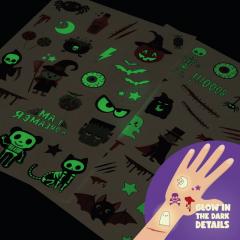 Set 50 tatuaje temporare - Halloween