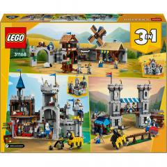LEGO Creator 3in1 - Castel medieval cu cai si cavaleri (31168)