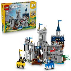 LEGO Creator 3in1 - Castel medieval cu cai si cavaleri (31168)