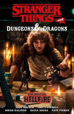 Coperta cărții Stranger Things and Dungeons & Dragons: The Rise of Hellfire