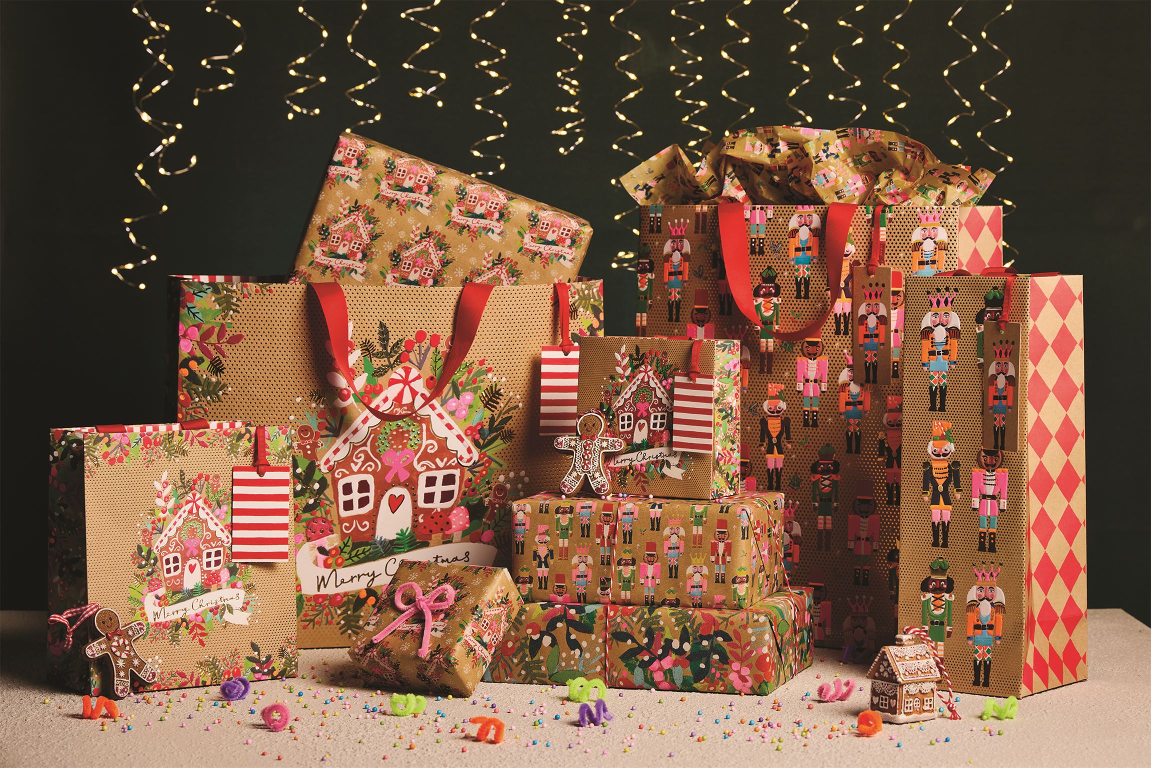 Punga Punga cadou - Paper Salad - Gingerbread Kraft - Shopper Bag Landscape ...