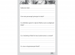 Heidi, fetita muntilor + Jurnal de lectura