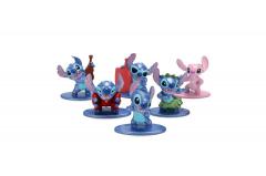 Set 6 figurine metalice - Stitch - Stitch, Ukulele Stitch, Stitch Red Suit, Surfing Stitch, Dancing Stitch, Angel