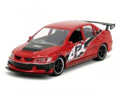 Set 2 masinute metalice - Fast & Furious Legacy Series - Mitsubishi Lancer Evolution IX si Nissan Skyline GT-R(BNR34) a lui Brian