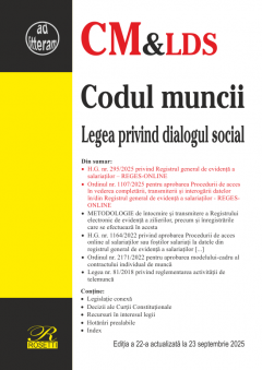 Codul muncii (23 septembrie 2025)