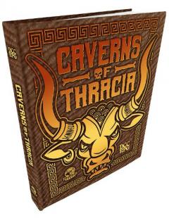 Caverns of Thracia (DCC RPG) Minotaur Hide Cover