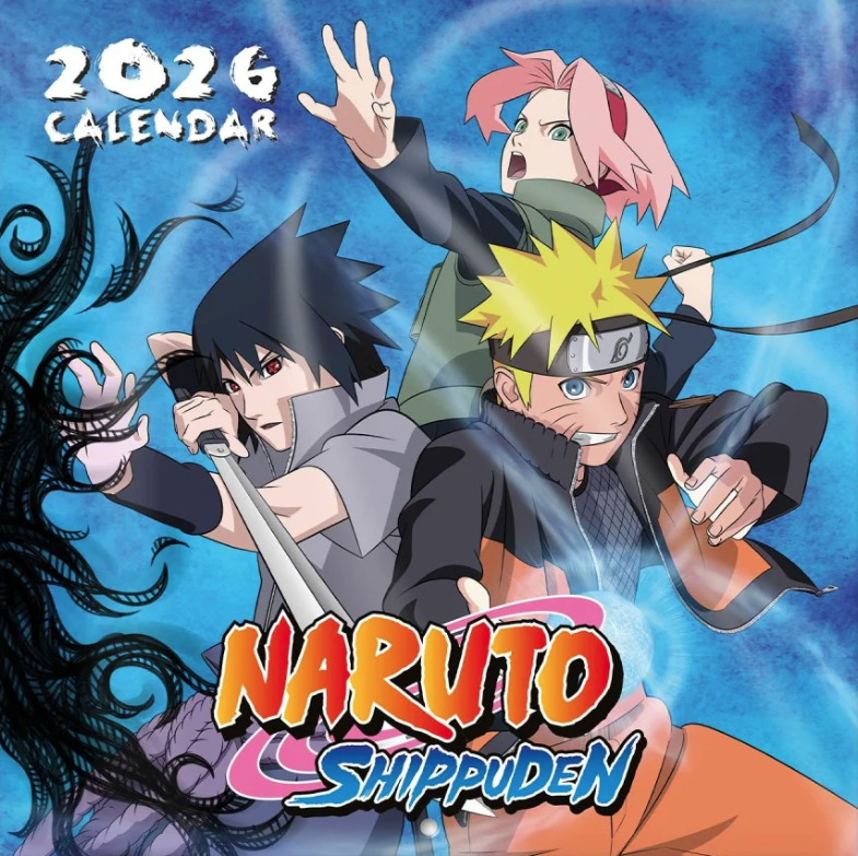 Calendar 2026 - Naruto Shippuden - Grupo Erik