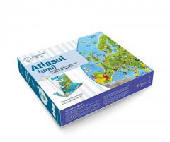 Pachet - Creion electronic si carte - Atlasul Lumii