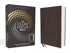NASB, Clear Focus Bible, Leathersoft, Brown