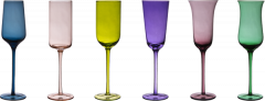 Set 6 pahare - Bitossi Goblet Flute Colori