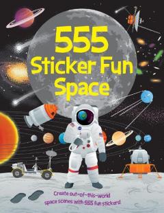 Coperta cărții 555 Sticker Fun Space